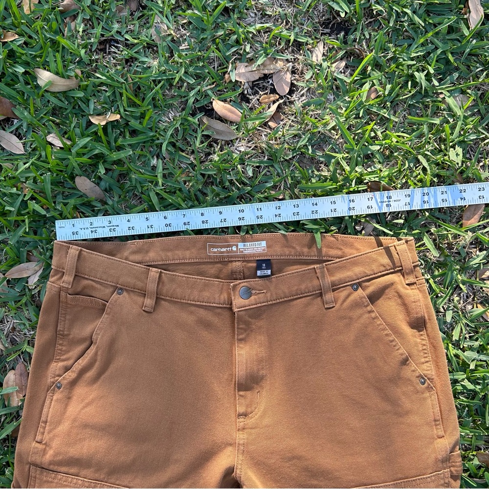 Carhartt Double Front Relaxed Fit Rugged Flex Pants Women’s Size 18 Tall B6 - Picture 6 of 8